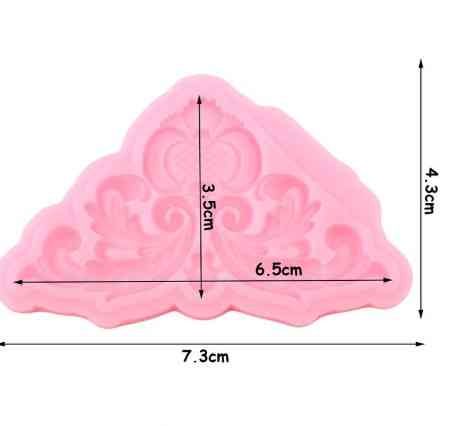 Молд силиконовый Абстракция 73 на 43 мм розовый Киев