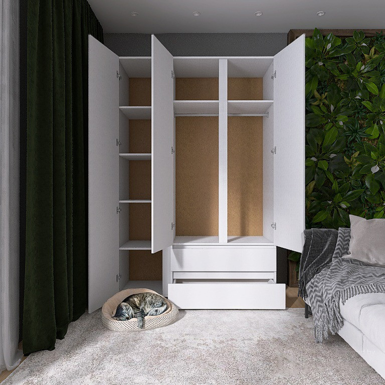 Шафа тридверна Еверест ШЛ-3 Лайт Німфея Альба (DTM-4678) Львів - фото 4