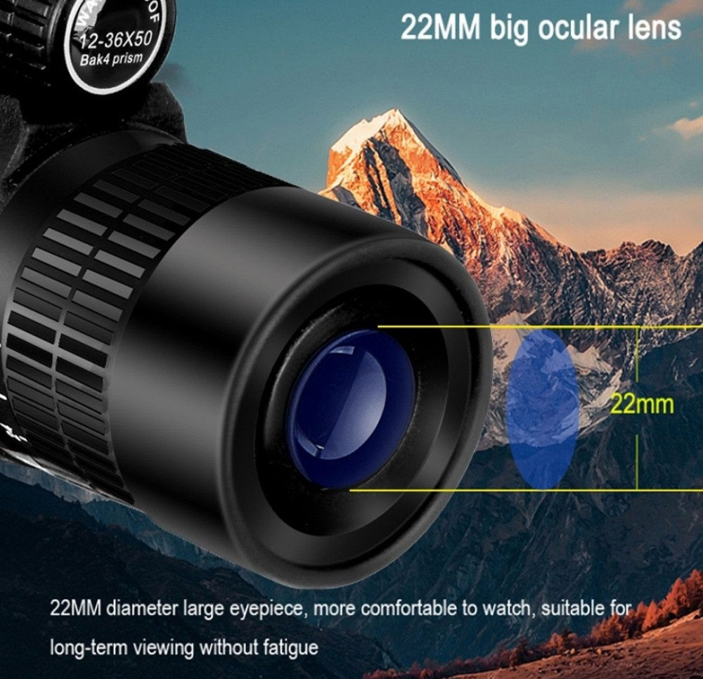 Телескоп (монокуляр)Borwolf 12-36X50 BAK4. Киев - изображение 3