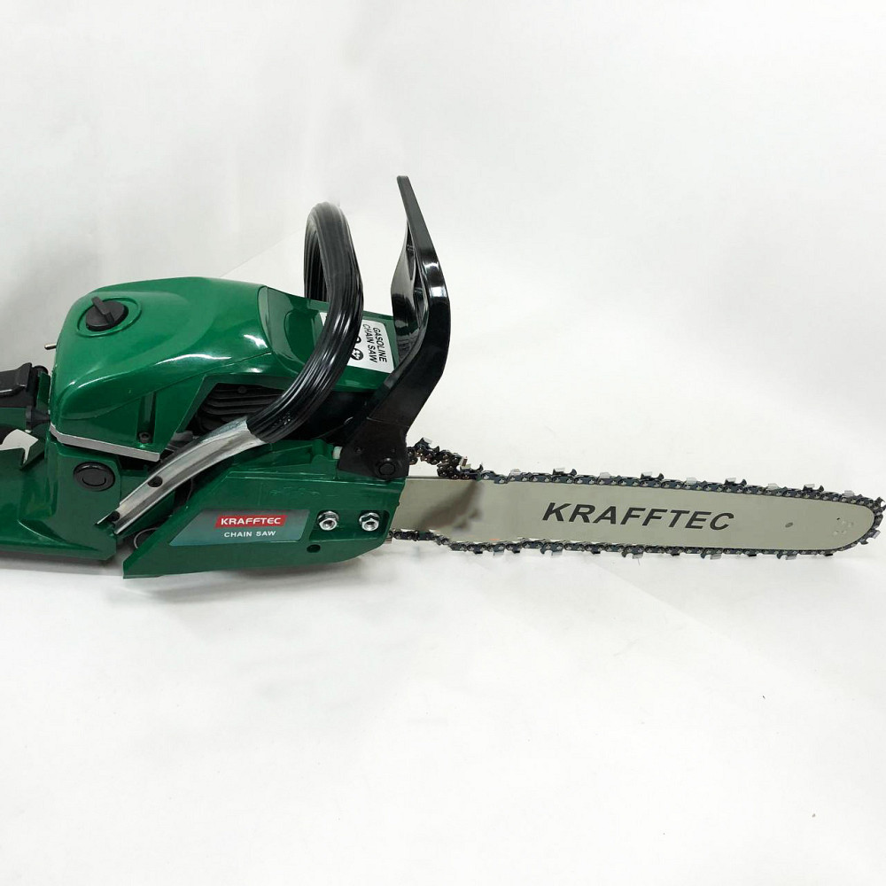 Бензопила ланцюгова 45см KRAFFTEC 5800, Пила ланцюгова бензинова UM-91 Львів - фото 7