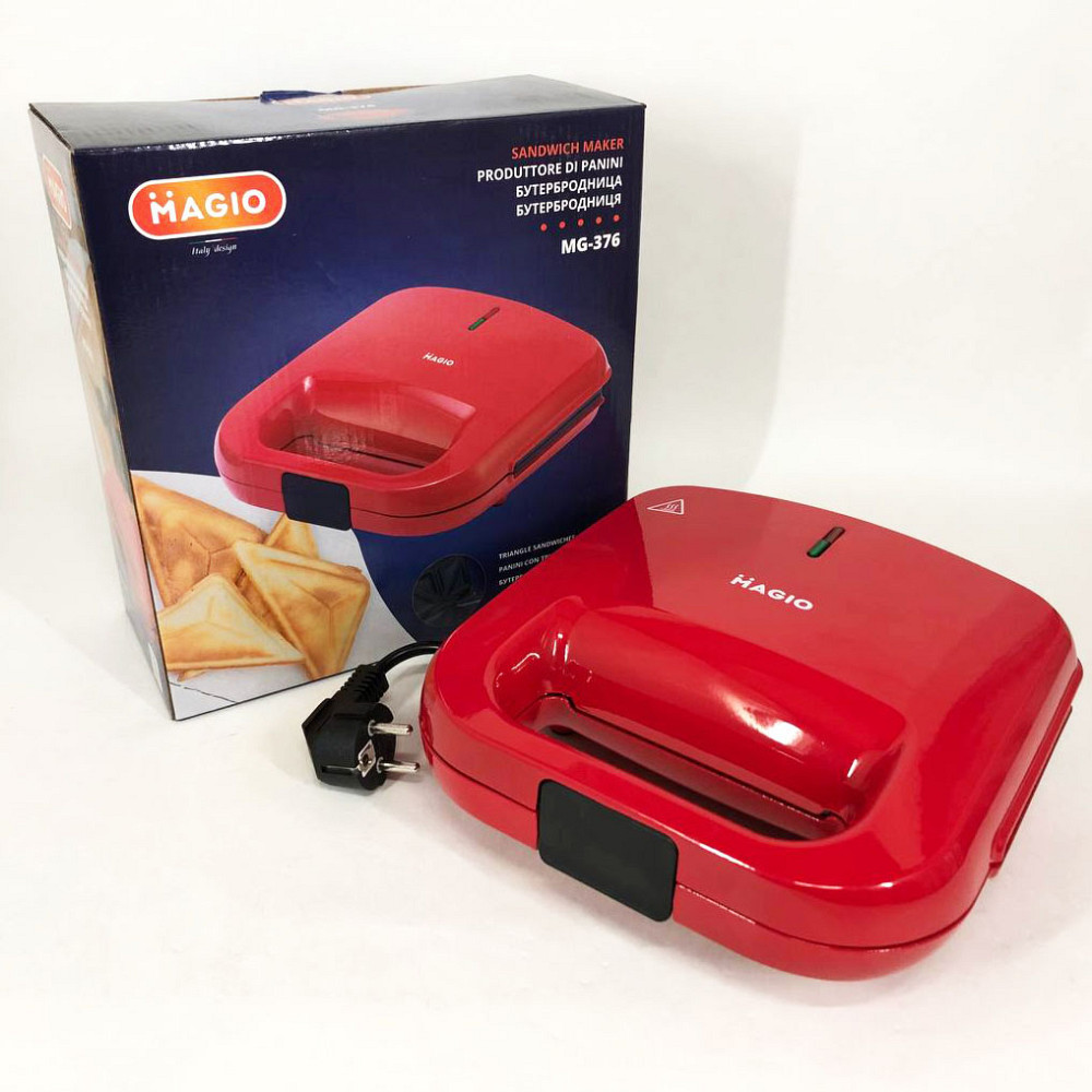 Бутербродниця побутова, Ребриста бутербродниця, Притискна електробутербродниця, Сендвічниця побутова XJ-60 Івано-Франківськ - фото 3