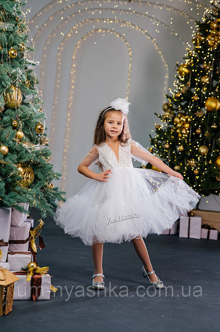 Святкова пишна біла сукня для дівчинки Кривий Ріг - фото 7
