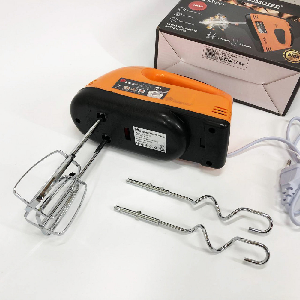 Міксер ручний потужний кухонний DOMOTEC, Міксер для збивання кремів Універсальний ручний BO-21 Львів - фото 5