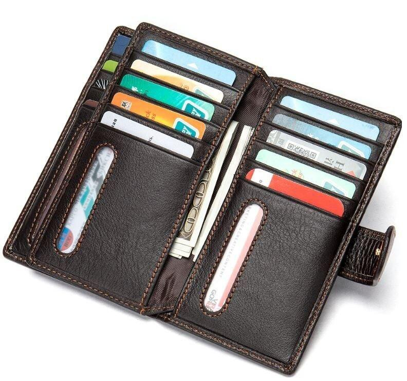 Велика Кредитница Vintage 14924 Коричнева Київ - фото 5