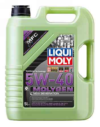 LIQUI MOLY 8536 Molygen New Generation 5W-40 — Преміальна HC-синтетична моторна олива | Інноваційний захист двигуна та максимальна Ковель