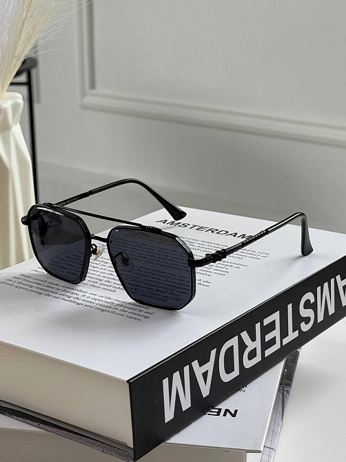 Солнцезащитные очки унисекс Chrome Hearts с металлической оправой на среднее лицо 🔥 MasterSem Киев - изображение 7