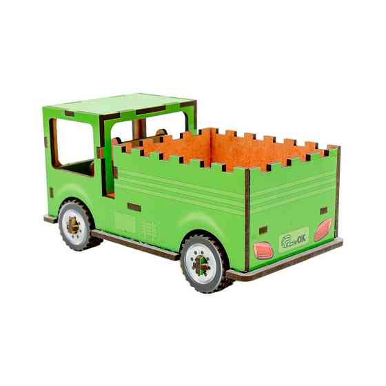 Дитячий дерев'яний 3D конструктор "Вантажівка" Puz-00929, 37 деталей Вінниця