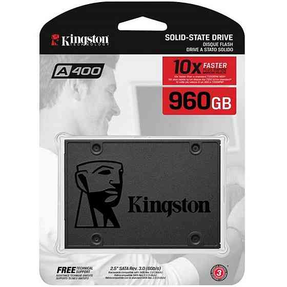 SSD диск накопичувач Kingston SSD диск накопичувачNow A400 960GB 2.5" SATA TLC SA400S37 / 960G Одеса