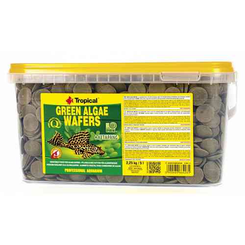 Корм Tropical Green Algae Wafers для травоядных донных рыб хлопья 5 л/2,25 кг Киев