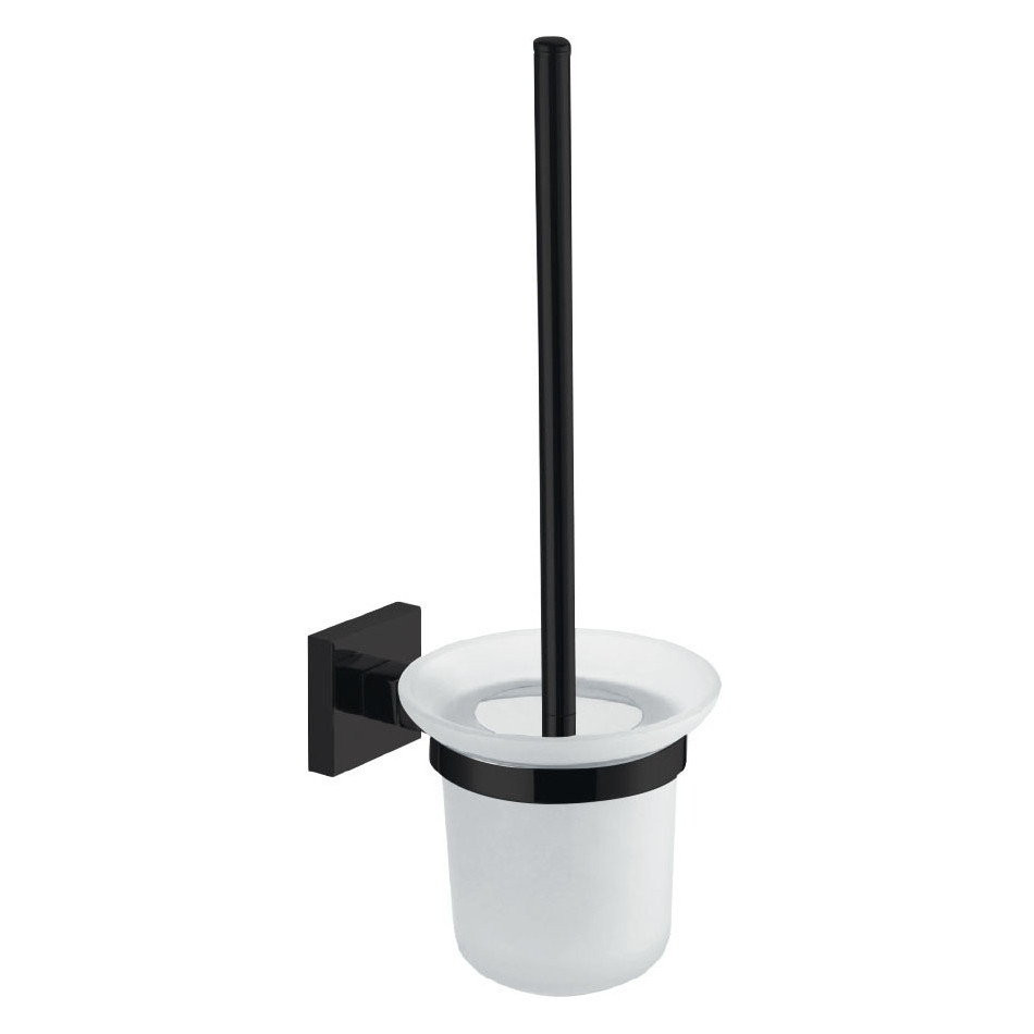 Підвісний йоржик для унітаза VOLLE CUADRO чорний Київ - фото 1