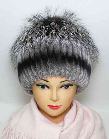 Шапка хутряна жіноча едельвейс Інесса Шиншиловий Харків