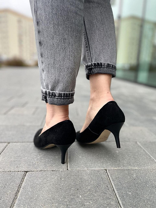 Туфлі жіночі SEE SEVEN чорні натуральна замша 38р. (3864) Коломыя - изображение 5