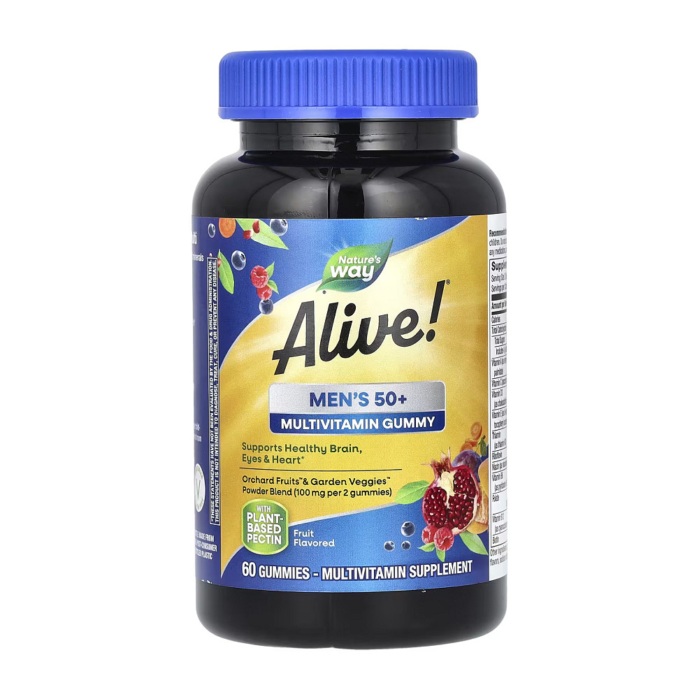 Alive!® Men's 50+ Multi Gummy - 60 gummies Луцьк - фото 1