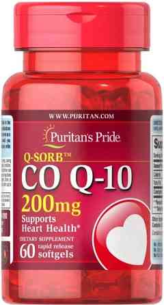 Коензим Q-10 Puritan's Pride Q-SORB ™ Co Q-10 60 капс Київ