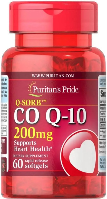 Коэнзим Q-10 Puritan's Pride Q-SORB ™ Co Q-10 60 капс Киев - изображение 1