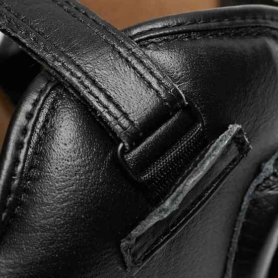 Боксерський шолом з бампером Leone CS425 Black M (капа в комплекті) Каменское
