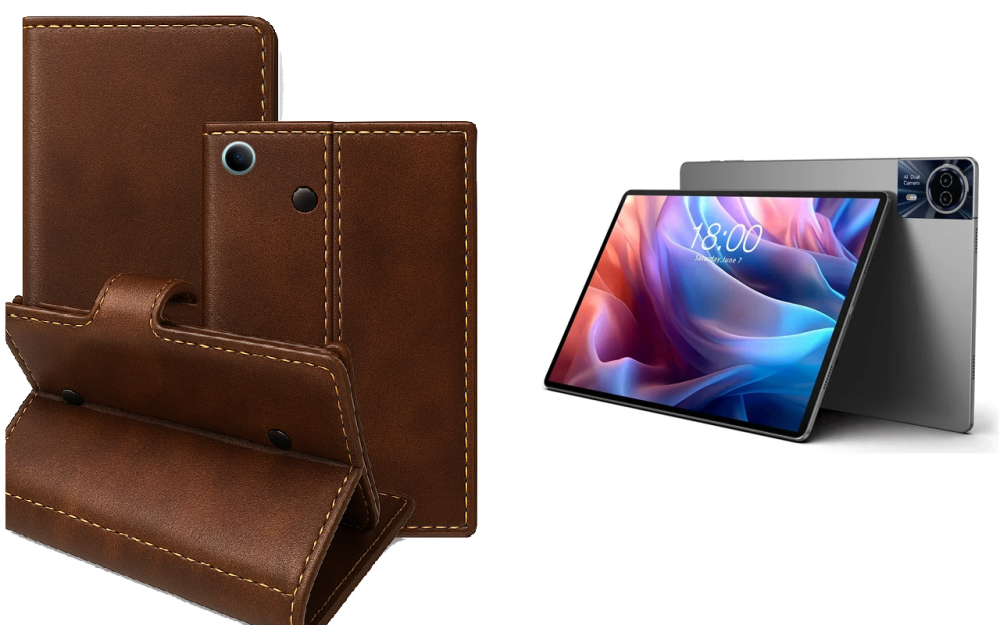 Книга-трансформер для планшета Teclast T65 Max, цвет Black Buno-Red Киев - изображение 1