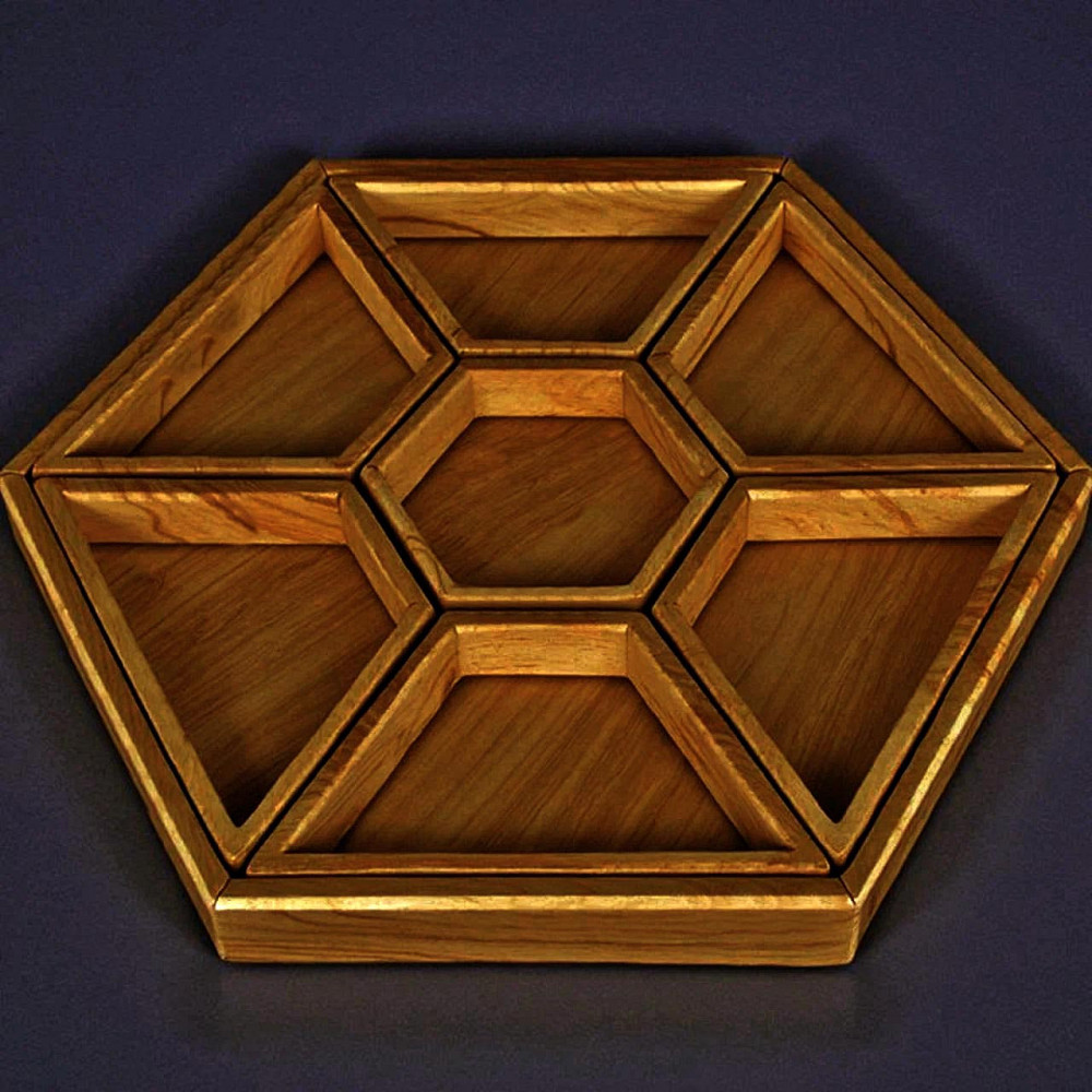 Менажница деревянная 