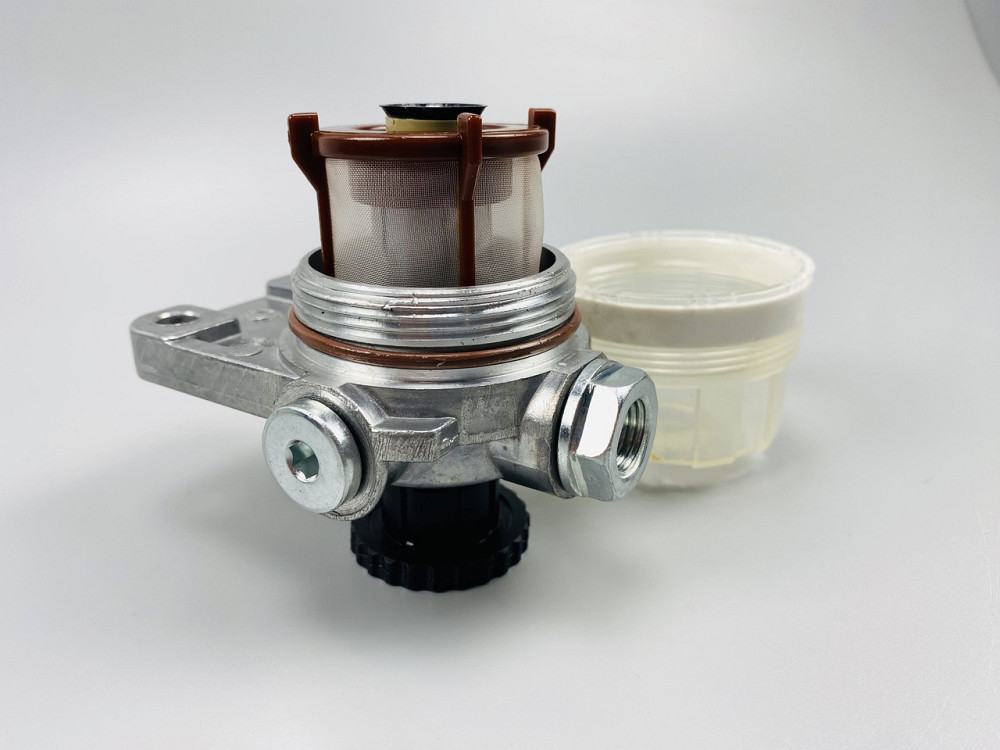 Фільтр очищення палива з прокачуванням (універсальний), кріплення горизонтальне. Усередині змінний елемент (сітка) Мукачево - фото 8