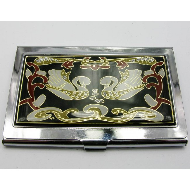 Візитниця чоловіча срібляста Київ - фото 1