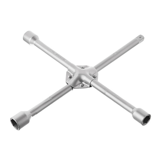 Ключ балонний хрестовий, укріплений, 1/2", 355×16 мм, 17×19×21 мм INTERTOOL HT-1604 Київ - фото 2