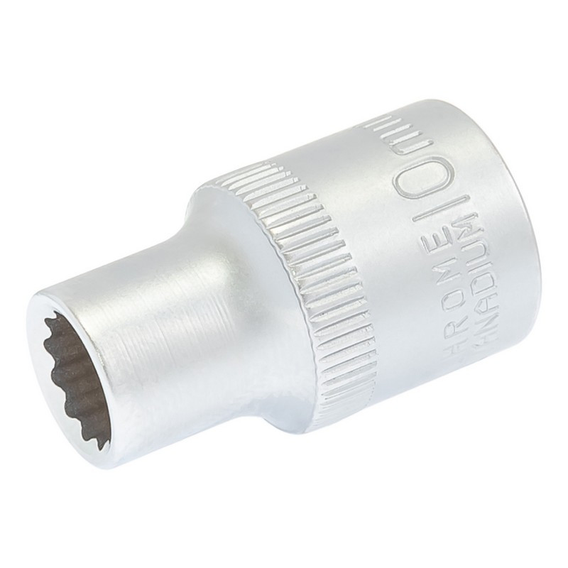 MASTERTOOL Головка торцева MASTERTOOL 12-гранна ½" 10 мм L 40 мм CrV 78-0610 Коломыя - изображение 2