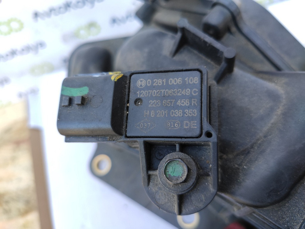 Датчик тиску на впускному колекторі Renault Trafic III 1.6 dci 2014-2023 (223657458R) Ковель - изображение 1