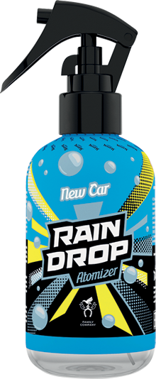 Ароматизатор для авто спрей "Rain Drop" New Car (Нова машина) 200мл Tasotti Київ - фото 1