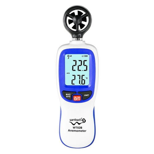 Анемометр крильчастий Bluetooth 0,3-30 м/с, -10-45 °C WINTACT WT82B Одеса - фото 1