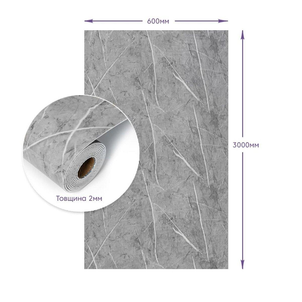 Самоклеящаяся стеновая PET плитка в рулоне 600х3000х2мм SW-00001702 Днепр - изображение 3