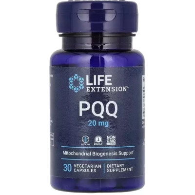 Вітамінно-мінеральний комплекс Life Extension Пірролохінолінхінон PQQ, 20 мг, PQQ, 30 вегетаріанських капс (LEX-16473) Вінниця - фото 1