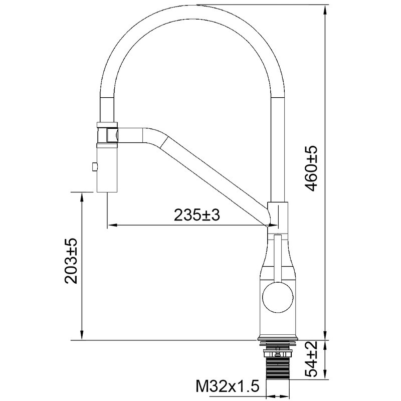 Кухонный смеситель Koer KI-70026-12 с белым силиконовым изливом (KR5212) Харьков - изображение 9