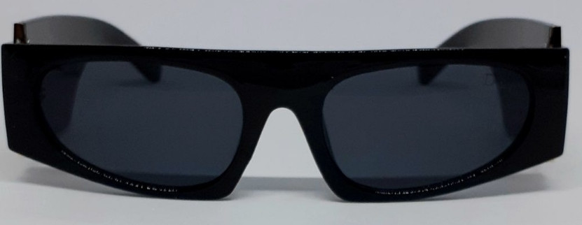 Брендовые  стильные женские солнцезащитные очки маска черные. Киев - изображение 4