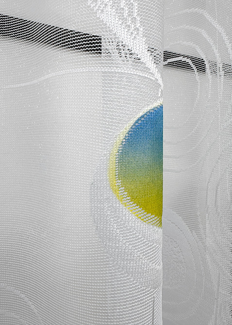 Тюль жаккард VR-Textil № 1900т Арка на кухню цвет белый 400х150 см (53-0110) Киев - изображение 5