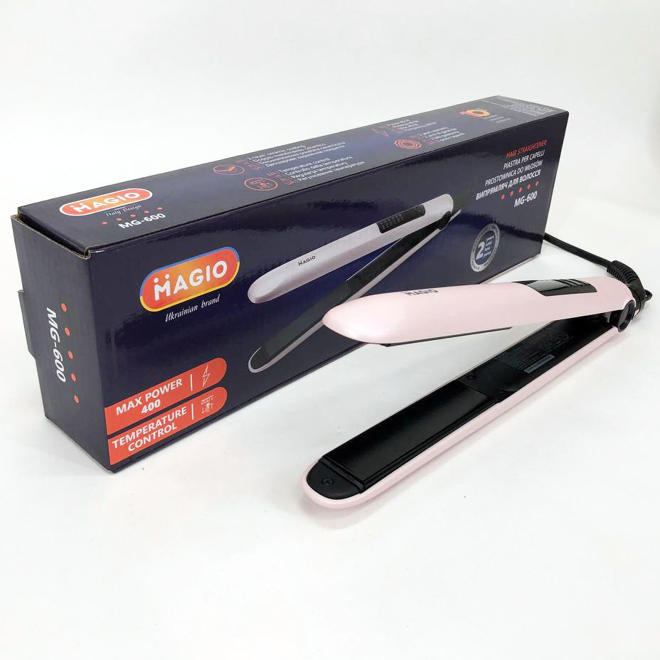 Выравнивающий утюжок для волос MAGIO MG-600, Плойка-выпрямитель, Эргономичный утюжок выпрямитель WV-50 Львов - изображение 9