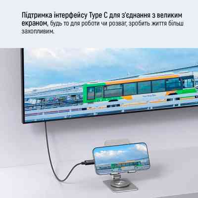 Дата кабель USB-C to USB-C 1.0m USB3.2 (20Gbps 4K PD100W) Gen2 5А black ColorWay (CW-CBPDCC062-BK) Вінниця