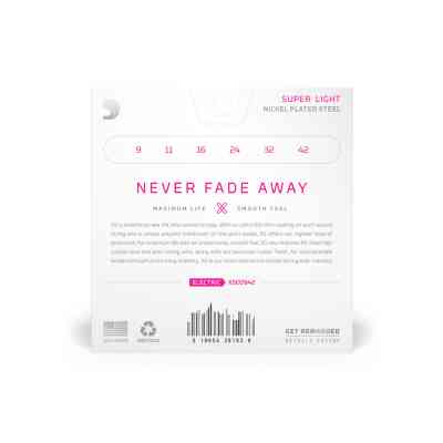 Струни для гітари D'Addario XS Coated Electric Guitar Strings Super Light (09-42) (XSE0942) Вінниця