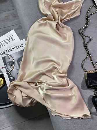 Жіноче романтичне елегантне плаття шовк Бежевий, 44/46 Одеса