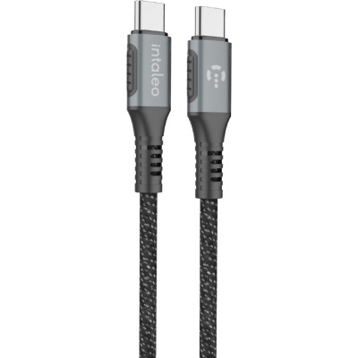 Дата кабель USB-C to USB-C 2.0m CBGPD100WTT2 100W Intaleo (1283126559570) Вінниця - фото 1
