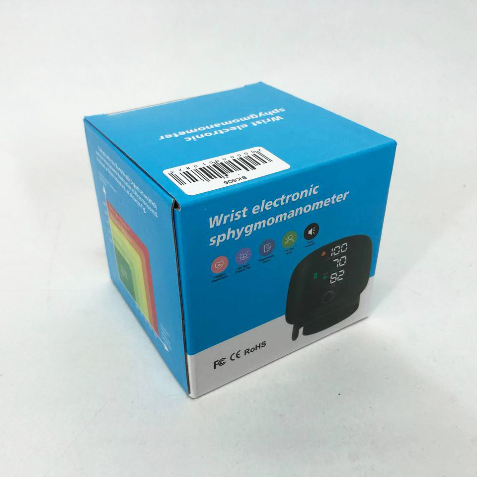 Розумний тонометр на зап'ястя з голосом BK-606B, Автоматичний тонометр для пульсу і тиску UR-96 Львів - фото 1