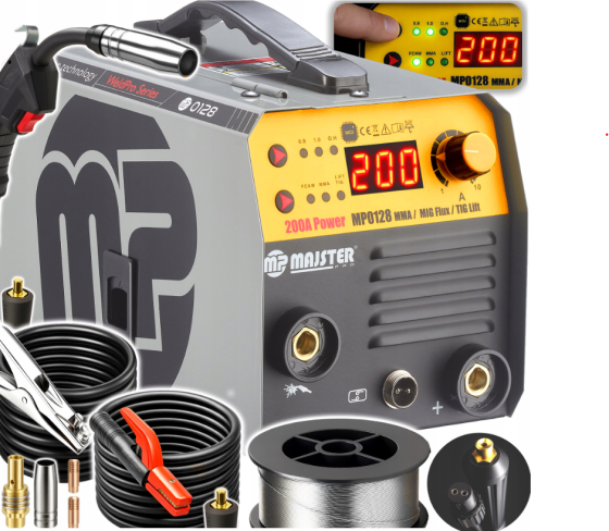 Инверторный сварочный аппарат IGBT MIG FLUX MMA migomat MP0128 Киев