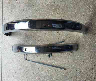 Крылья   велосипедные   (железные, хром, комплект перед+зад) (обод 26) Индия Мукачево