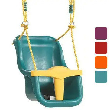 Гойдалка дитяча підвісна «Люкс» зі спинкою KBT Бельгія для дітей Бірюзовий Київ - фото 1