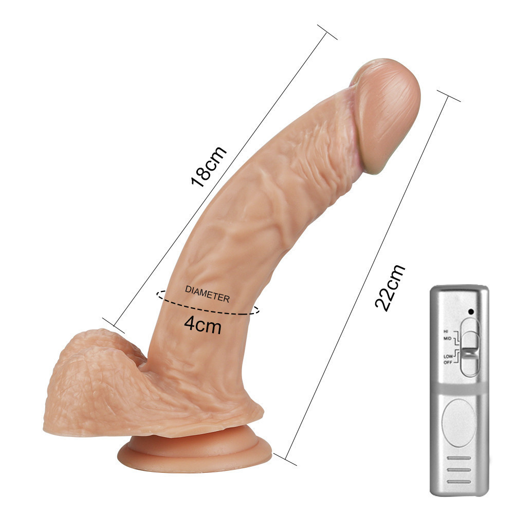 Вибратор - Real Extreme Vibrating Dildo 8.5