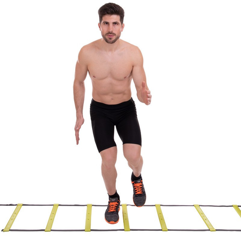 Координаційна драбина доріжка для тренування швидкості Zelart 2565 довжина 6 м Київ - фото 7
