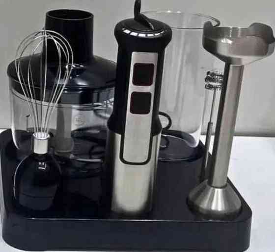 НЕМЕЦКИЙ заглибний блендер Rainberg RB-2293 6в1 з підставкою 1200 Вт. Київ