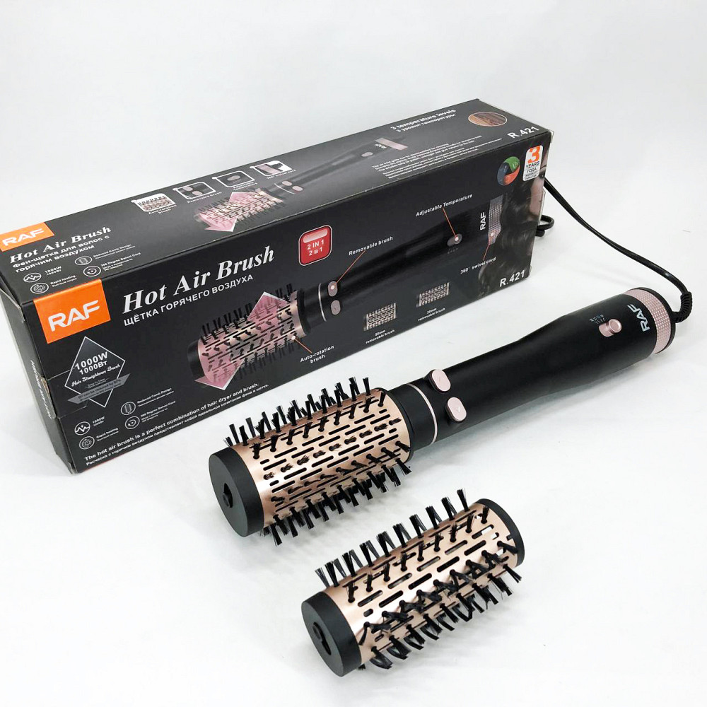 Фены для сушки волос RAF R.421 1000 Вт, Электрический фен для укладки Фен щетка объема волос OT-86 Львов - изображение 13