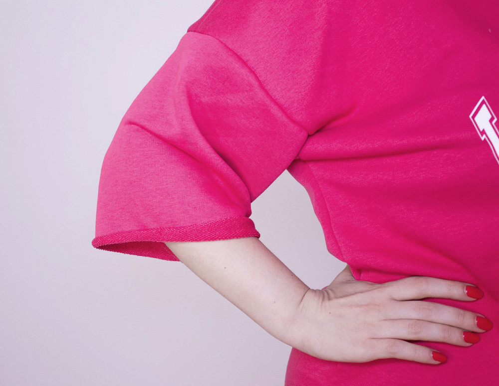 Женский летний спортивный костюм трикотажный Малиновый M-L Харьков - изображение 4