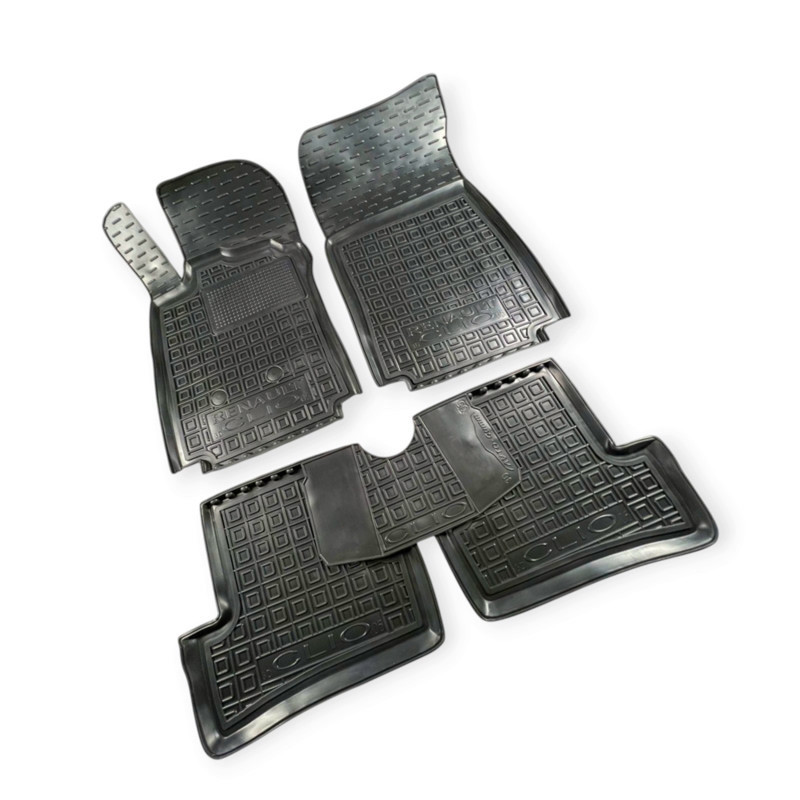 Коврики Рено clio ii 1998-2005 (3дв.) хетчбек борт 2,5см, с перемычкой салона Мукачево - изображение 1