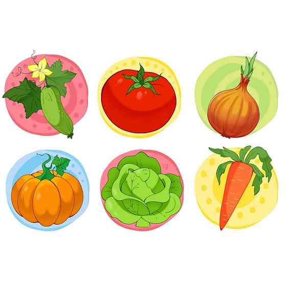 Розвиваючі кубики "Овочі"; ТехноК 1349TXK Вінниця